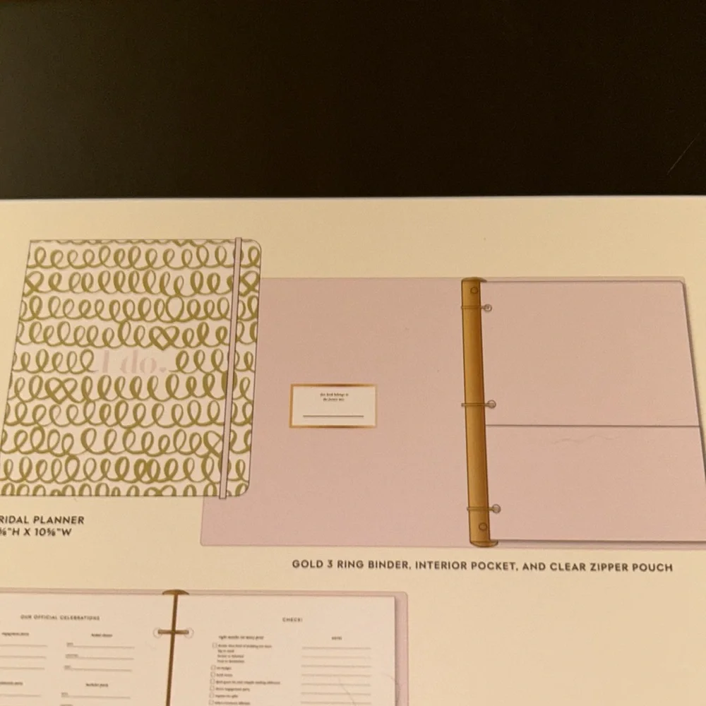 Kate Spade bridal planner